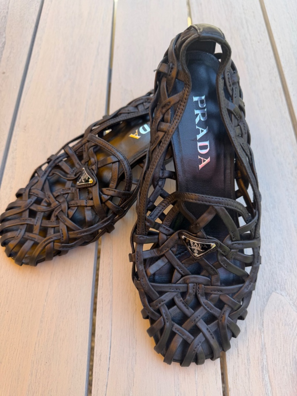 Prada Modellerie Style Cutout Pumps, Heels, Loafer with Box, Dust Bag 2025 - Picture 8 of 13